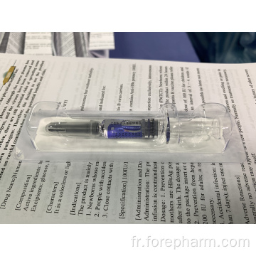 Injection de médicament de l&#39;hépatite B à l&#39;immuno-globuline